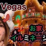 【ハウスイルミネーション】【ラスベガス】留学生が自宅をXmasデコレーションしてみたら近所の家が神すぎた‼︎House Christmas illumination in Las Vegas♪