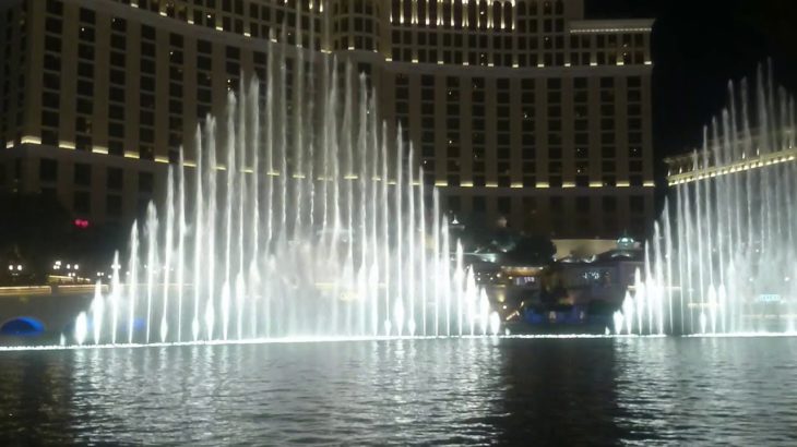 【ラスベガス】ベラージオ噴水ショー「アメリカ国歌」 ／ “The Star Spangled Banner” – Bellagio Fountains,Las Vegas
