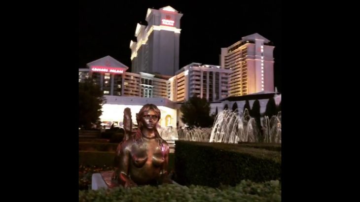 Las Vegas Night 2019. Caesars Palace, Flamingo.ラスベガス 夜の散歩 Trip USA アメリカ旅行 exploring