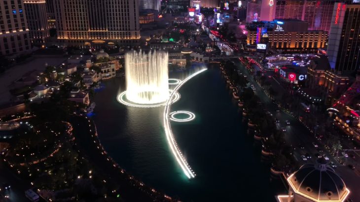 Las Vegas Bellagio Fountain ラスベガス ベラージオ噴水 2021/07