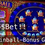 Pinball slot machine　Bonus gamme    25$×3Bet!!　1回転75$！ラスベガススロットボーナスゲーム短編集。