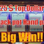 Slot Maschine 25＄ Top Dollar Big Win!! /　15分で5回のJACKPOT！！総統がラスベガスでハイリミットスロットを打つ動画
