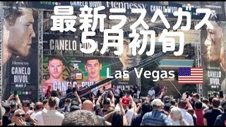 【最新】5月初旬のラスベガスの様子🎲【Las Vegas, May 2022】ボクシング（ビボルvsカネロ）イベント＠ラスベガス
