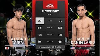 平良達郎 vs カルロス・カンデラリオ , ハイライト [ UFCファイトナイト・ラスベガス54 ]