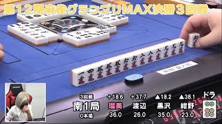 【麻雀】第12期麻雀グランプリMAX決勝３回戦