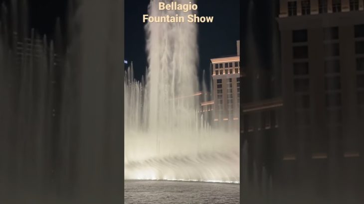 べラジオ噴水ショー(ビートルズ)ラスベガスBellagio Fountain Show/Beatles-Lucy in the sky with a diamond  #Shorts