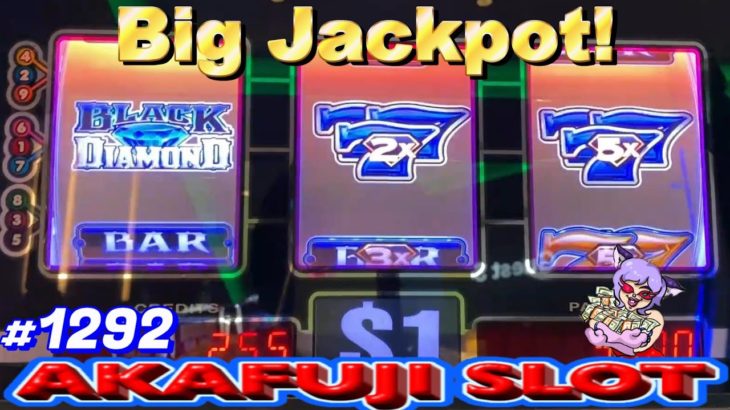 Jackpot 🤩① Black Diamond Slot Machine Handpay, 9 Lines, YAAMAVA Casino 赤富士スロット ジャックポット ラスベガス以外のカジノ
