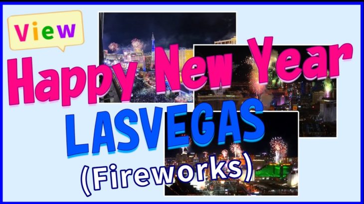 【ラスベガス】Happy New Year LASVEGAS (fireworks)