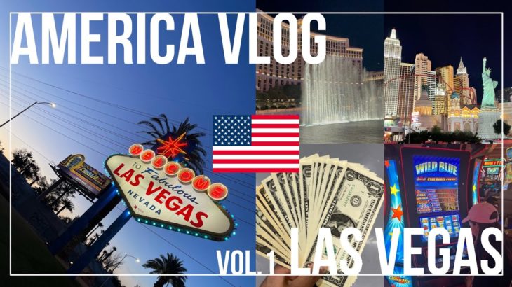 【Vlog】America🇺🇸_vol.1 Las Vegas| ラスベガス ロサンゼルス | アメリカ 兄妹 旅行| 5泊8日